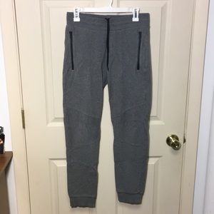 Calvin Klein Heather Gray Weaved Sweatpants